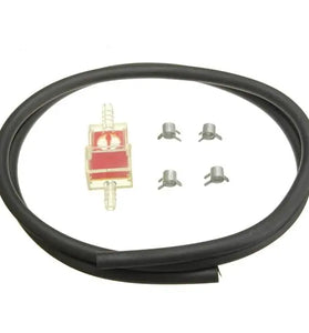 6mm Fuel Filter Petrol Pipe Hose Line With 4 Clips Universal For Motorcycle Scooter