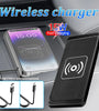 USB/Type-C Wireless Car Charger For Car Fast  7.5W/10W/15W Car Wireless Charger Dock Station Fast Charging For Iphone Samsung