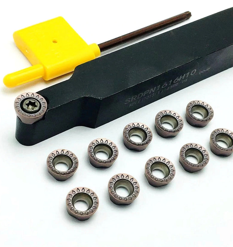 SRDPN1010H10 SRDPN1212H10 SRDPN1616H10 Turning Tool Holder Boring Bar CNC Outer Tool Holder RPMW1003MO RPMT10T3MO R5 Insert