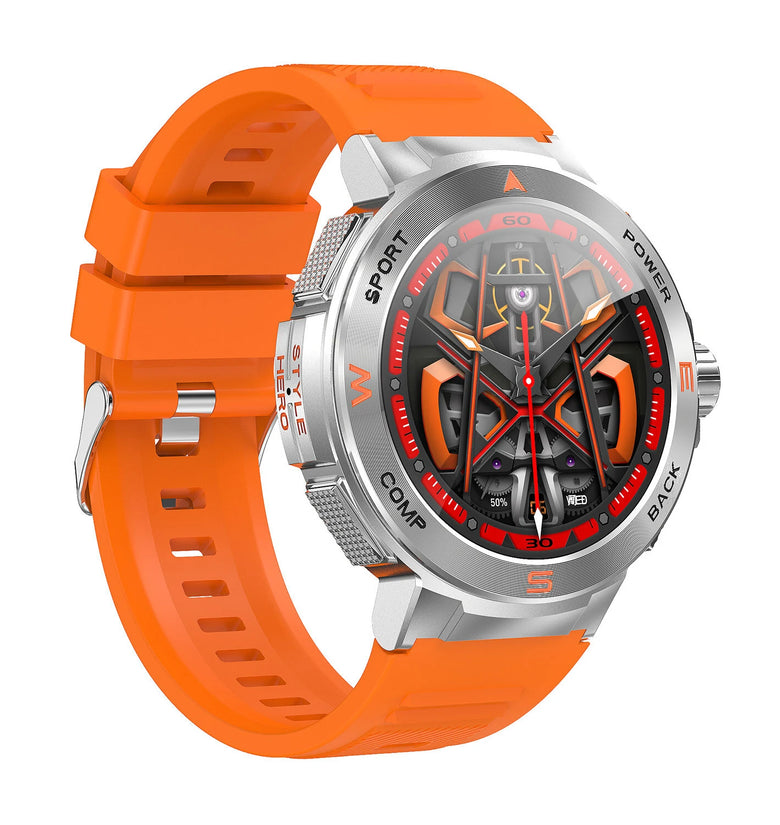 BlitzWolf BW-AT5 1.43 inch AMOLED 466*466 pixel Altitude Barometer Compass Full Touch Plus 5 Buttons Health Monitoring bluetooth Call Outdoor Sports Smart Watch