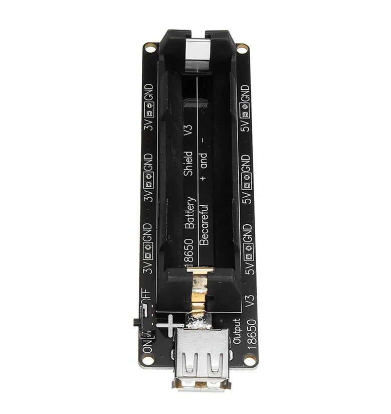 5Pcs ESP32 ESP32S 18650 Battery Charge Shield V3 Micro USB Type-A USB 0.5A Test Charging Protection Board