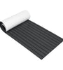 Marine Flooring Faux Teak EVA Foam Boat Decking Sheet Grey+Black 2400x600x6mm
