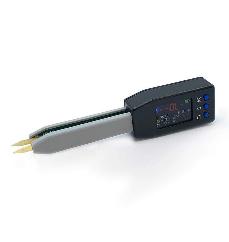 LCR Meter P2 Electronic Component Tester Inductance Capacitance Resistance Diode Factor Portable Rechargeable Auto Range Selection