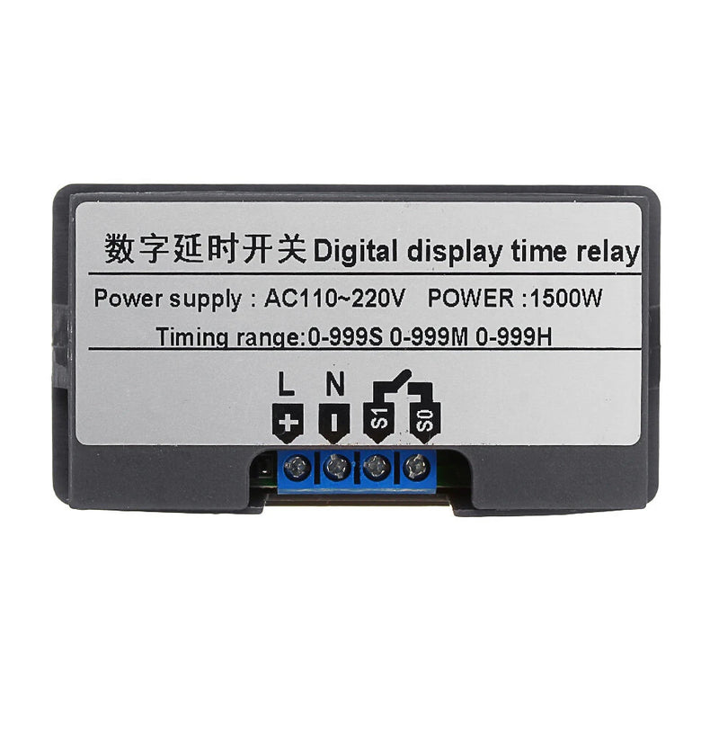 AC110V-220V Digital Display Time Relay Automation Delay Timer Control Switch Relay Module