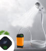 Outdoor Camping Shower IPX7 Waterproof with Digital Display Portable Electric Shower Pump for Hiking Travel Beach Pet Watering