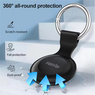 FONVOi Smart Tracker Tag Anti-loss Keychain for Apple Find My Precise Location Bluetooth 5.4 Bags Key Luggage Finder GPS Locator
