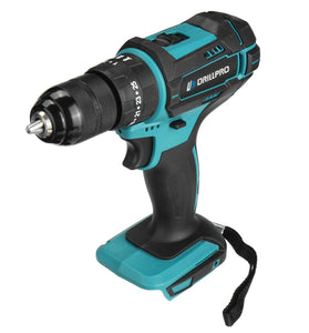 Drillpro 10mm Chuck Impact Drill 350N.m Cordless Electric Drill For Mak18V Battery 4000RPM LED Light Power Drills