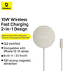 Baseus Simple Mini4 15W Magnetic Wireless Charger Fast Wireless Charging Stand for Smart Phones for iPhone 15 14 13 for Huawei Pura 70 Ultra for Xiaomi Civi 4 Pro for Samsung Galaxy S24