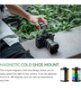 TTArtisan Mini Magnetic LED Light RGB Fill Light CRI 95+ Vlog Photography Live Streaming Cold Shoe Mount 3000K/4500K/6000K 300mAh Battery Type-C Charging