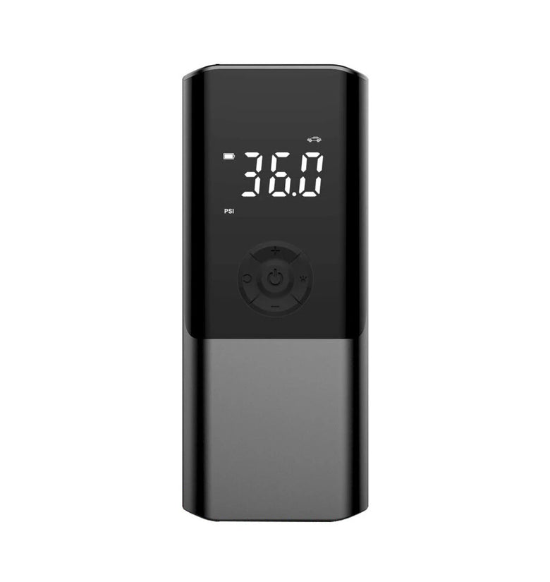 Portable Car Air Pump Mini Electric Tire Inflator Handheld Tire Pressure Gauge Digital Display Car Charger Cordless Car Tire Inflator Electric Air Pump