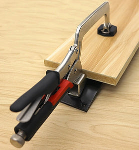 Woodworking Adjustable Rotary Carpentry Fixing Clamp 75mm/150mm High Clamping Force 360 Rotation Fits 8.3mm T Track for Wood Anti-Skid Handle