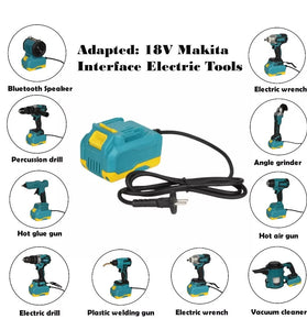 20V 35A DC Power Adapter For Makita 18V Interface Electric Tools High Compatibility Easy Installation Cordless Tool Accessories