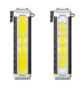 Portable COB Solar Work Light Rechargeable LED Flashlight Super Bright Camping Waterproof Car Repair Lamp With Hook Magnetic