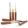 Woodworking Hand Saw Rosewood Handle High Carbon Steel Blades Brass Collet Interchangeable Blades Fine/Coarse Teeth for Precise Cuts Woodworking Tools