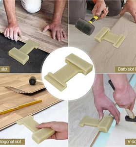 Universal UVL Groove Nylon Tapping Block Lightweight Portable Flooring Tool for Wood Plastic & Tile Easy Installation