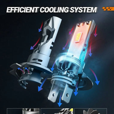 SEALIGHT S2-H7 LED Car Front Headlight 28000LM Headlamps Hi Low Beam  6500K LED Headlights