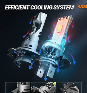 SEALIGHT S2-H7 LED Car Front Headlight 28000LM Headlamps Hi Low Beam  6500K LED Headlights