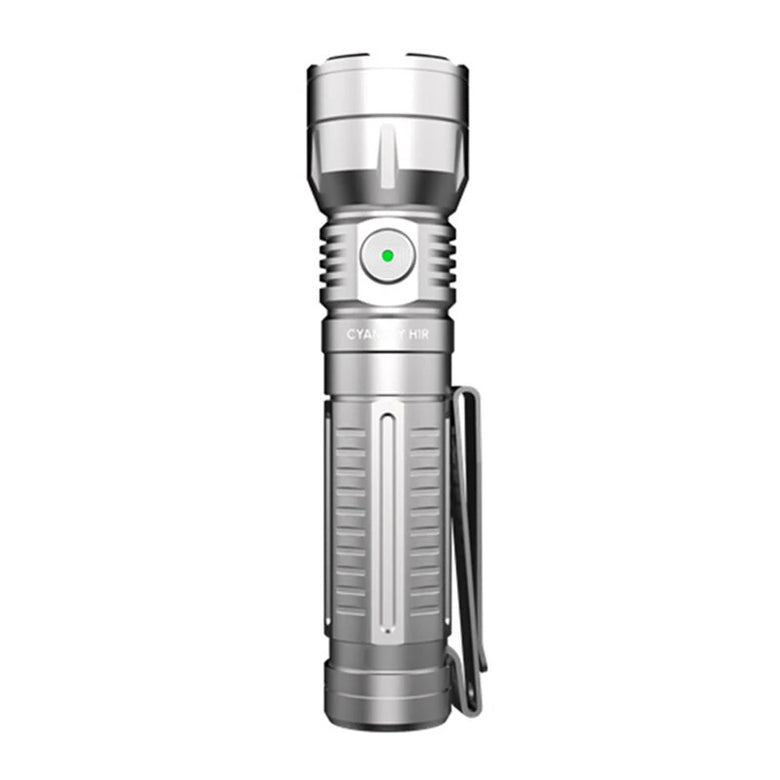 CYANSKY H1R EDC 14500 Flashlight with 700 Lumens 400M Output, Multifunctional Rechargeable Mini Torch Camping and Hiking Lantern Outdoor Light