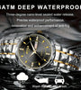 AIYISHI Men Watches Luxury Brand Luminous Waterproof Business Watch Stainless Steel Strap Quartz Watch