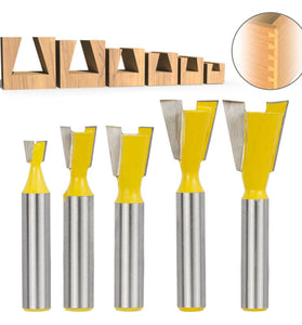 8mm Shank Dovetail Milling Cutter Slotting Woodworking Carving Router Bit for Woodworking Engraving Bit