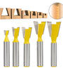 8mm Shank Dovetail Milling Cutter Slotting Woodworking Carving Router Bit for Woodworking Engraving Bit
