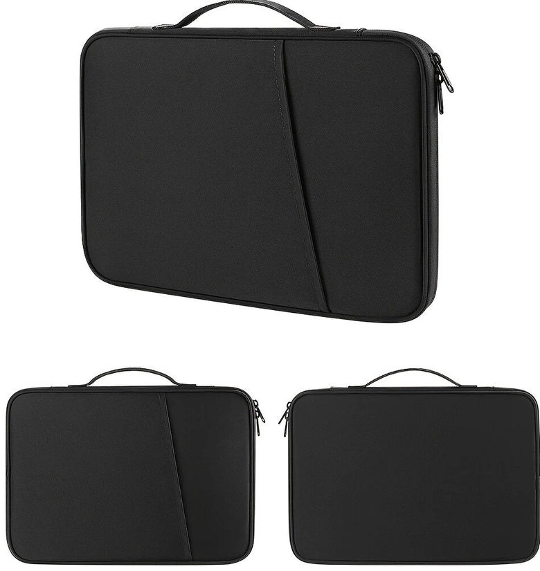 10.8''-13'' Laptop Storage Bag Portable Nylon Fabric Waterproof Dustproof Handbag Liner Bag Electronic Products Protective Carrying Case with Pocket