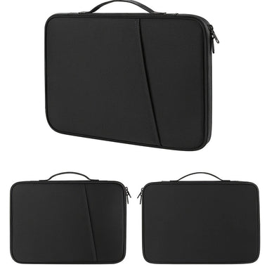 10.8''-13'' Laptop Storage Bag Portable Nylon Fabric Waterproof Dustproof Handbag Liner Bag Electronic Products Protective Carrying Case with Pocket