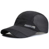 Men Lightweight Quick Dry Breathable Baseball Cap Cool Mesh Outdoor Sports Sun Protection Duckbill Cap for Summer Running Fishing Riding Travel
