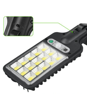 Outdoor LED Solar Street Light Human Sensing Garden Wall Light Waterproof With Remote Control Garden Dew Lamp