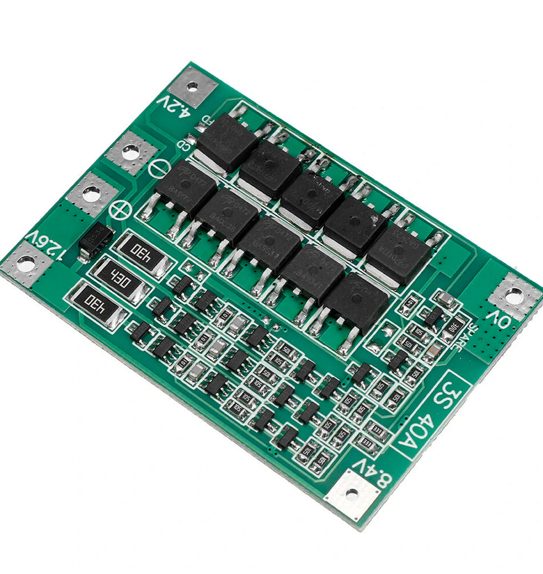 10PCS BMS 3S 40A 18650 Lithium Battery Charger Protection Board 11.1V 12.6V PCB for Drill Motor with Balance