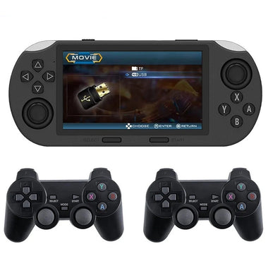 SF3000 64G Dual Joysticks Handheld Game Console 4.5 Inch IPS Screen Built-in 20000+ Games 3000mAh Battery Support Mobile Phone Charging Portable Video Player Console