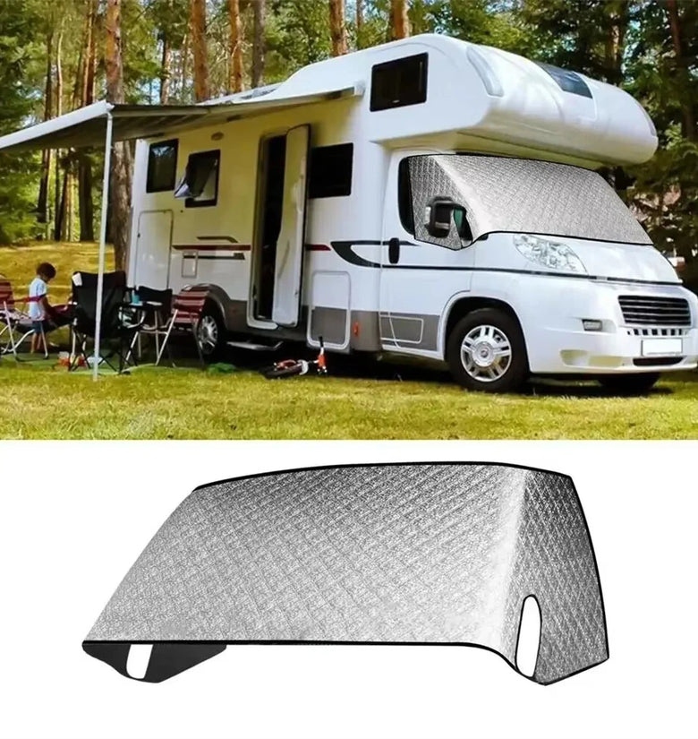 Heat Insulation Shields UV Protection Sun Shade Windscreen Protector RV Window Windshield Cover for Ford C-class E450 1997-2022 RV