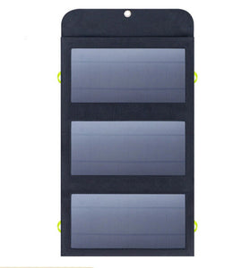 ALLPOWERS 5V 21W Solar Panel Power Bank 10000mAh Portable Charger with PD18W+2USB Bidirectional Fast Charging Foldable Solar Panel for Outdoor Camping Emergency Survival