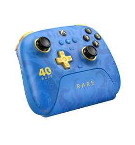 [Xbox Version]8Bitdo Ultimate Rare 40th Anniversary Edition Tri-mode Wireless Gaming Controller with Charger Dock Hall Effect Joysticks and Impulse Triggers for Xbox Series X S Xbox One Windows PC Android iOS Gaming