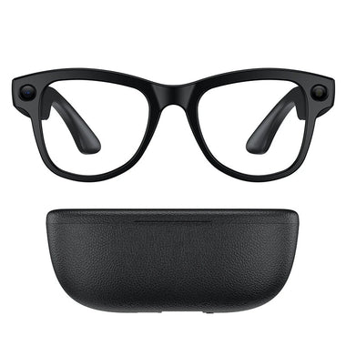 M02 Smart AI Glasses with 3600mAh Charging Case WiFi Real-time Translation AI Assistant 32GB Storage Hands-Free Photography Smart Audio Glasses