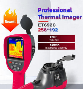 AV TOOLTOP ET692C Professional Thermal Imager High Sensitivity 3.2 Inch Screen 256x192 Infrared Resolution -20 to +550 Auto Temperature Tracking Thermal Camera