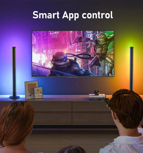 LIXINCORDA Smart LED RGBIC Desktop Lamp Atmosphere Rhythm Pickup Light Bars Bluetooth APP Control Remote Control