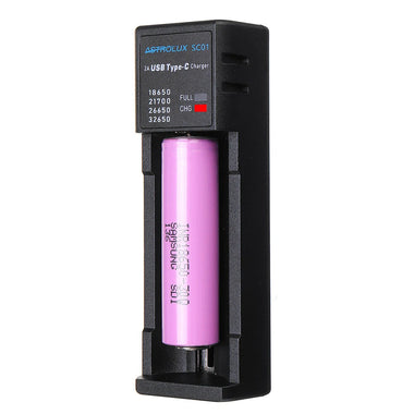 Astrolux SC01 Type-C 2A Quick Charge USB Battery Charger Li-ion/IMR/INR/ICR Charger For 18650 20700 21700 26650 Cell
