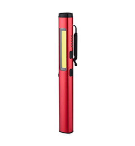 Bikight Magnetic LED Work Flashlight Pen Light USB Rechargeable Emergency Mini Torch Super Bright Outdoor Camping COB Pocket Lamp