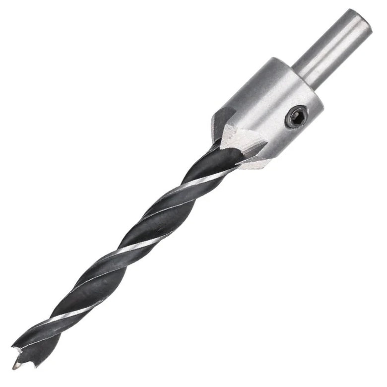 7PCS 3mm-10mm HSS Countersink Drill Bit Set Reamer Woodworking Chamfer Drill Counterbore Pliot Hole Cutter Screw Hole Drill