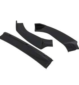 Glossy Black Front Bumper Protector Lip Spoiler Body Kit For Volkswagen VW Golf MK7 MK7.5 GTI 2014-2017