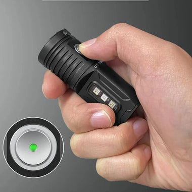 Lumintop GT NANO 5.0 1400LM EDC LED Flashlight with RGB UV Sidelight Come With 2pcs 10280 Battery USB TYPE-C Rechargeable Mini LED Torch Compact EDC Survival Tools