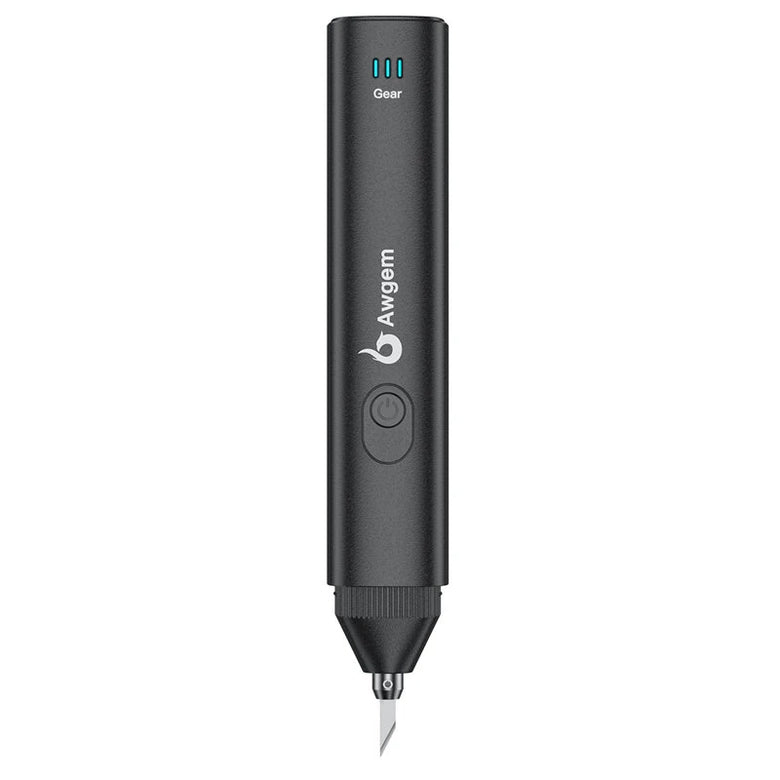 Awgem KE1 Ultrasonic Cutting Knife 40W Power Adjustable 3 Gear Professional Precise Cutting Tool Compact Plastic Shell Type C Input High Performance Blade