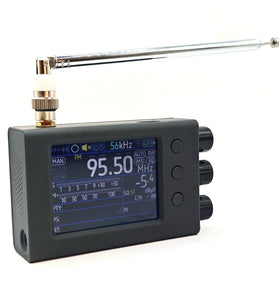 TEF6686 64-108MHZ Portable Full Band Radio Receiver AM/FM/SW/MW/LW/RDS with 2.8 inch Screen
