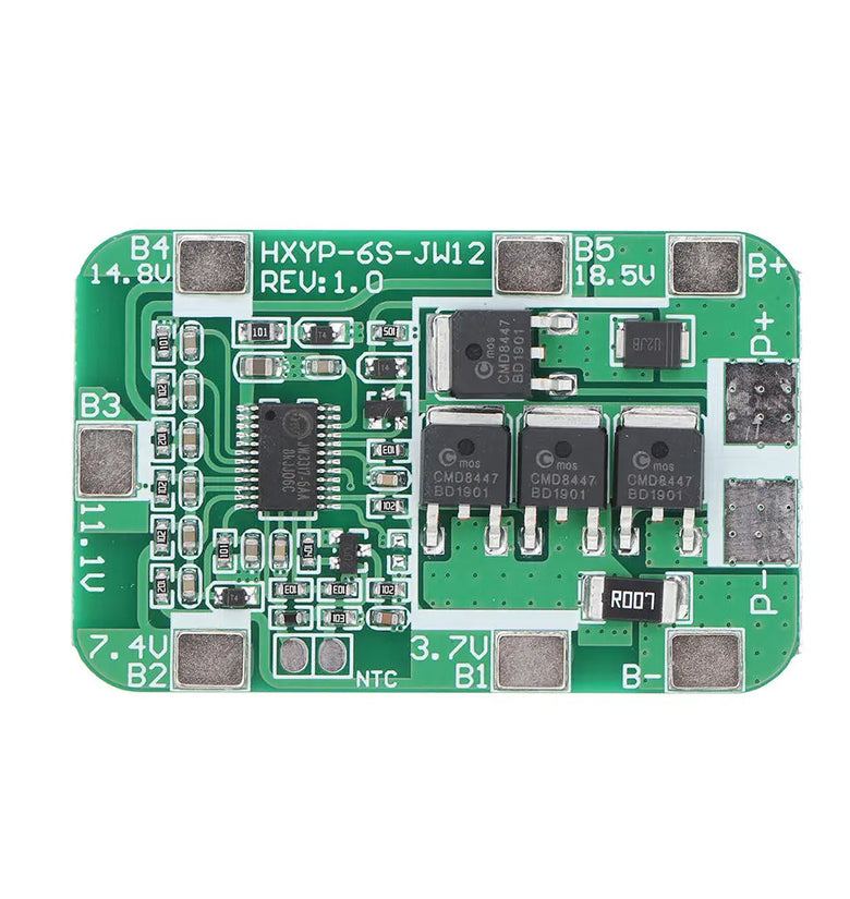 6S 14A 22.2V 18650 Battery Protection Board for 18650 Li-ion Lithium Battery Cell Charger Protect Module PCB BMS