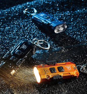 NITECORE TIP3 720LM Mini LED Keychain Flashlight USB-C Rechargeable 3 Colors Temperature IP54 Water EDC Tactical Light