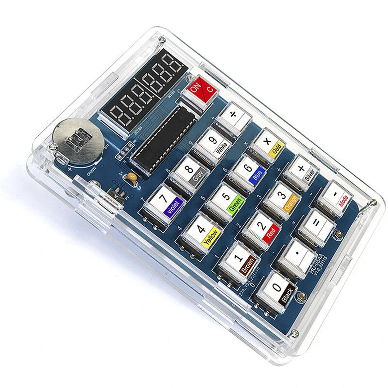 DIY Electronic Kit Digital Tube Calculator DIY Kits 51 Microcontroller Training Experiment Welding Practice Accessories