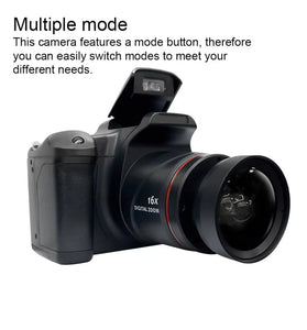 Digital Camera Battery Powered Long Zoom with 2.4" LCD Screen Wide-Angle Lens for Beginner and Professional Photographers High-Resolution Photo Video Recording