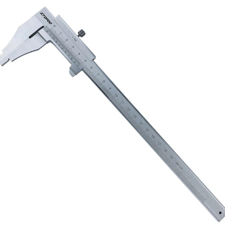 ETOPOO Steel Vernier Caliper High Precision 0.02mm Accuracy 0-200mm 0-300mm Measurement Range Single Way Claw User-Friendly Design for Accurate Measurements