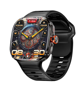 LOKMAT APPLLP 6 MAX 4G/5G AI Android Smart Watch 2.16 Inch AMOLED Display GPS WiFi 1150mAh Massive Battery Heart Rate Blood Pressure SpO2 Monitor Sleep Monitoring Multi-sport Modes Music Playback NFC Function 2MP Pull-out Camera